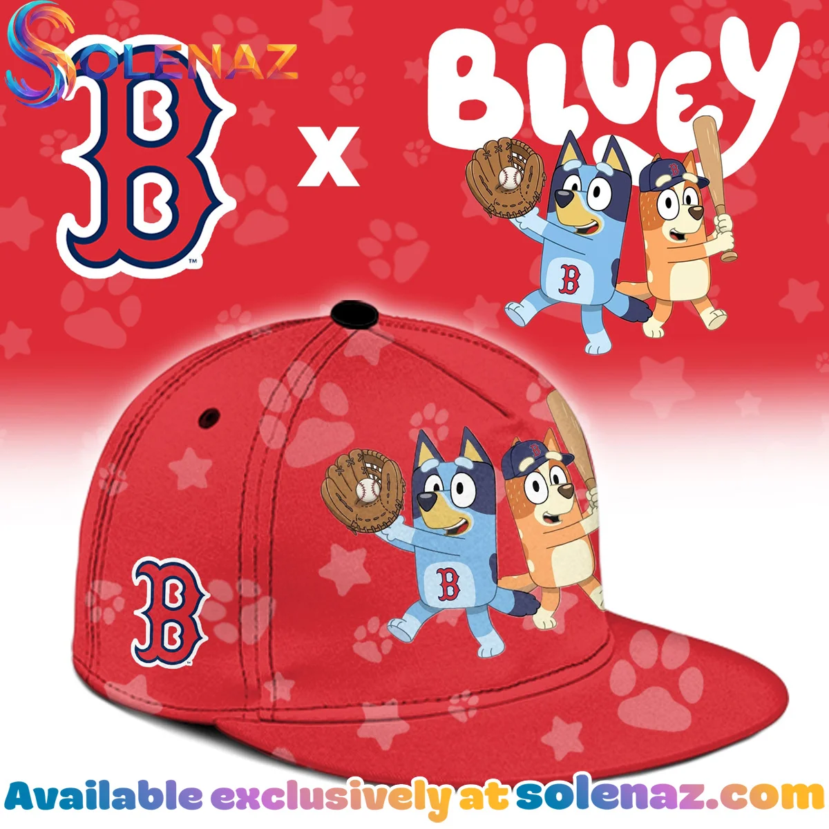 Boston Red Sox x Bluey Baseball Jersey - Variant 1 Boston Red Sox x Bluey Baseball Jersey - Variant 1