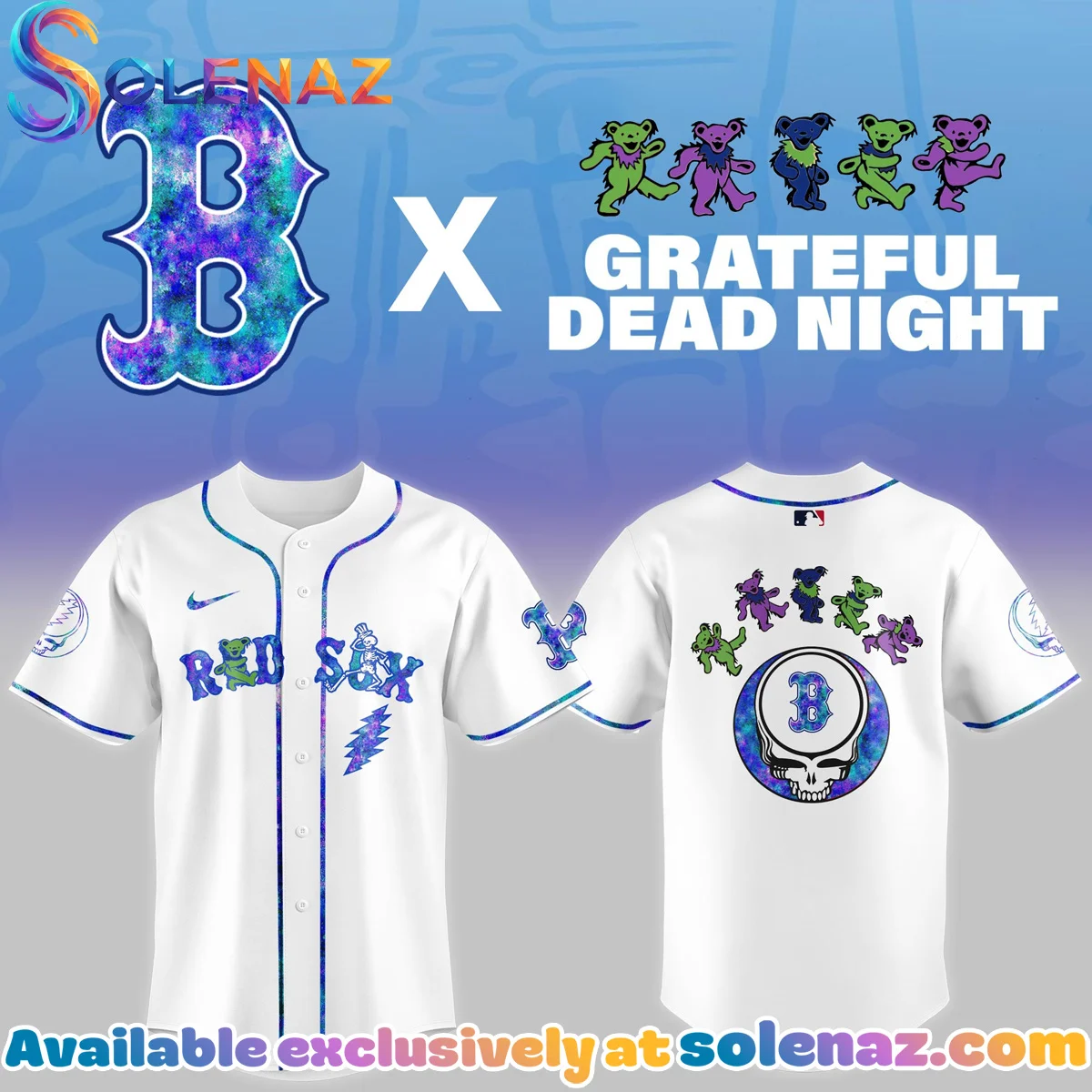 Boston Red Sox x Grateful Dead Jersey