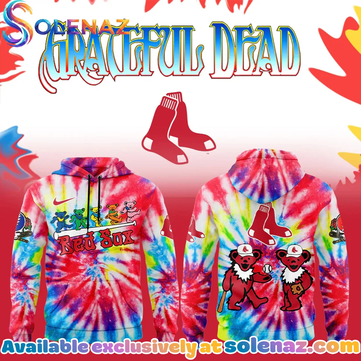 Boston Red Sox x Grateful Dead Shirt & Hoodie