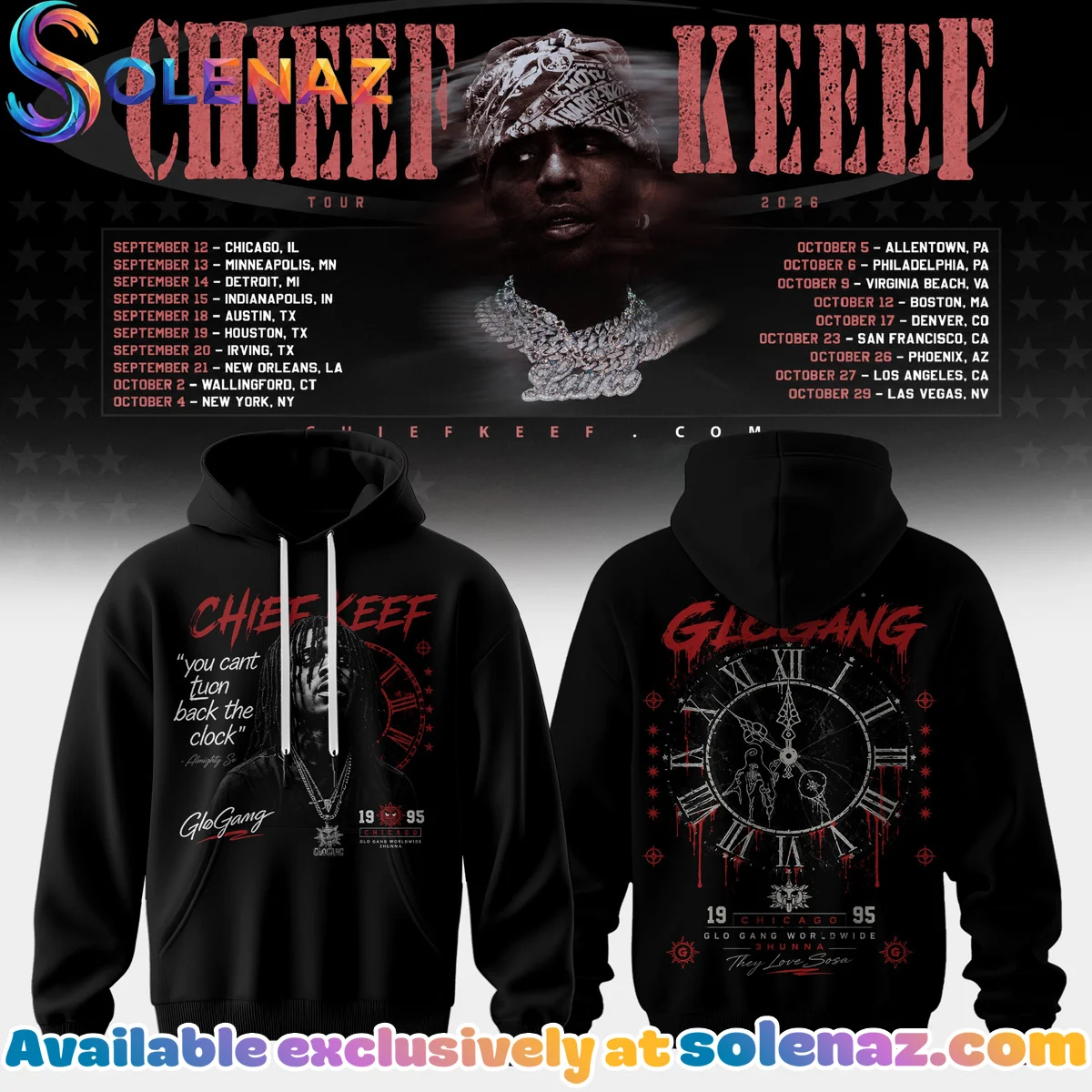 Chief Keef Live Tour Shirt & Hoodie [Batch 13]