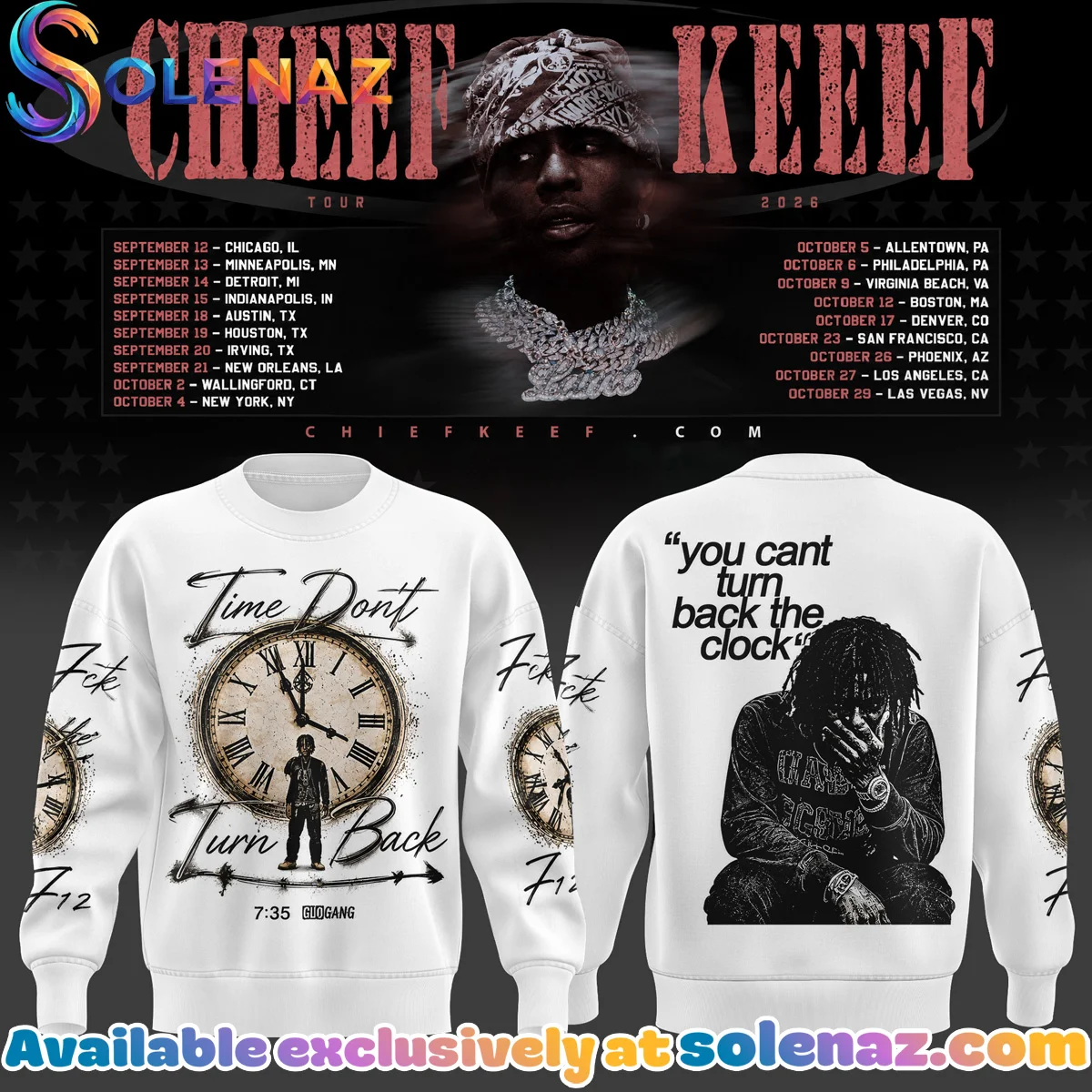 Chief Keef Live Tour Shirt & Hoodie - Series 3