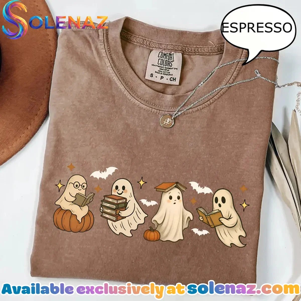 Ghost Reading Book Shirt & Hoodie
