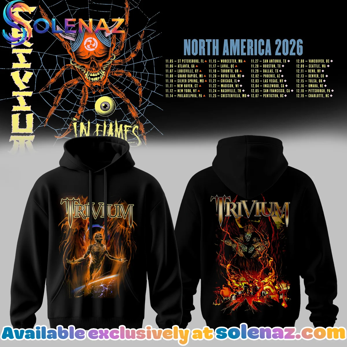 Crown in the Grave World Tour T-Shirt & Hoodie (Release 2)