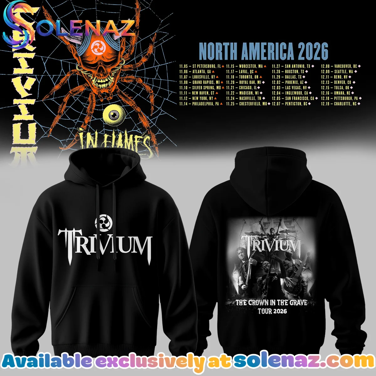 Crown in the Grave World Tour T-Shirt & Hoodie [Drop 1]