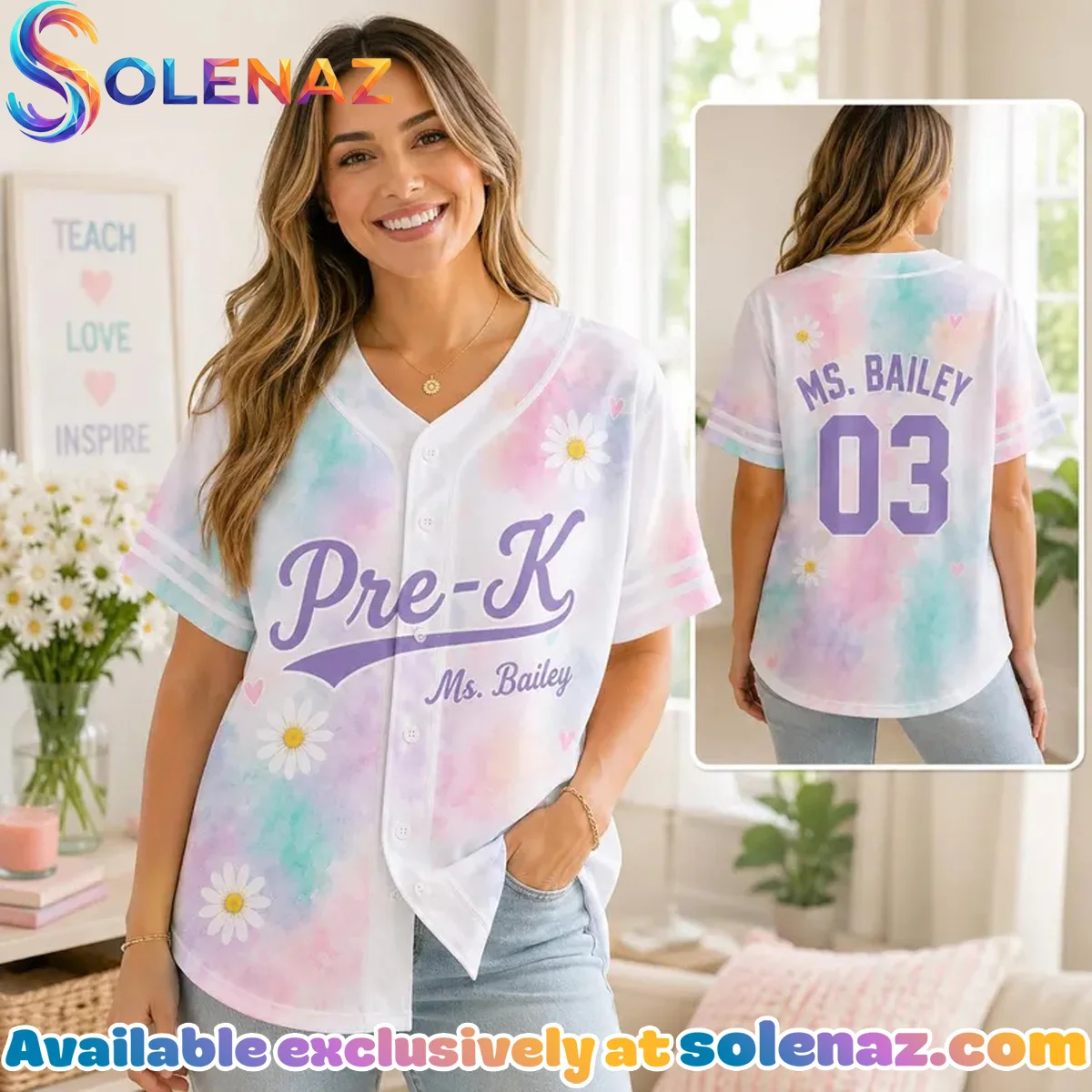 Teacher Baseball Jersey (Release 8)