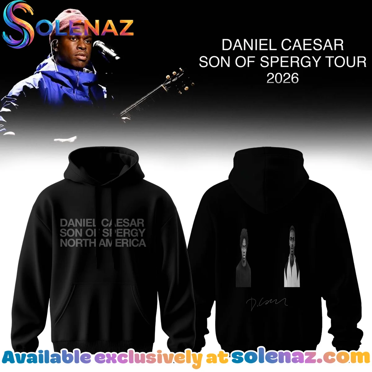 Daniel Caesar Son of Spergy Tour T-Shirt & Hoodie [Batch 1]