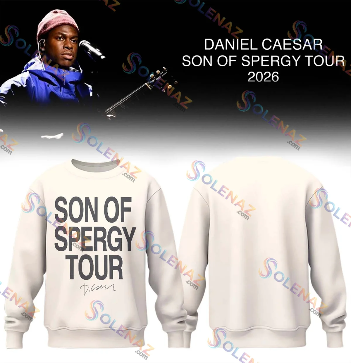 Daniel Caesar Son of Spergy Tour T-Shirt & Hoodie (Design 6)