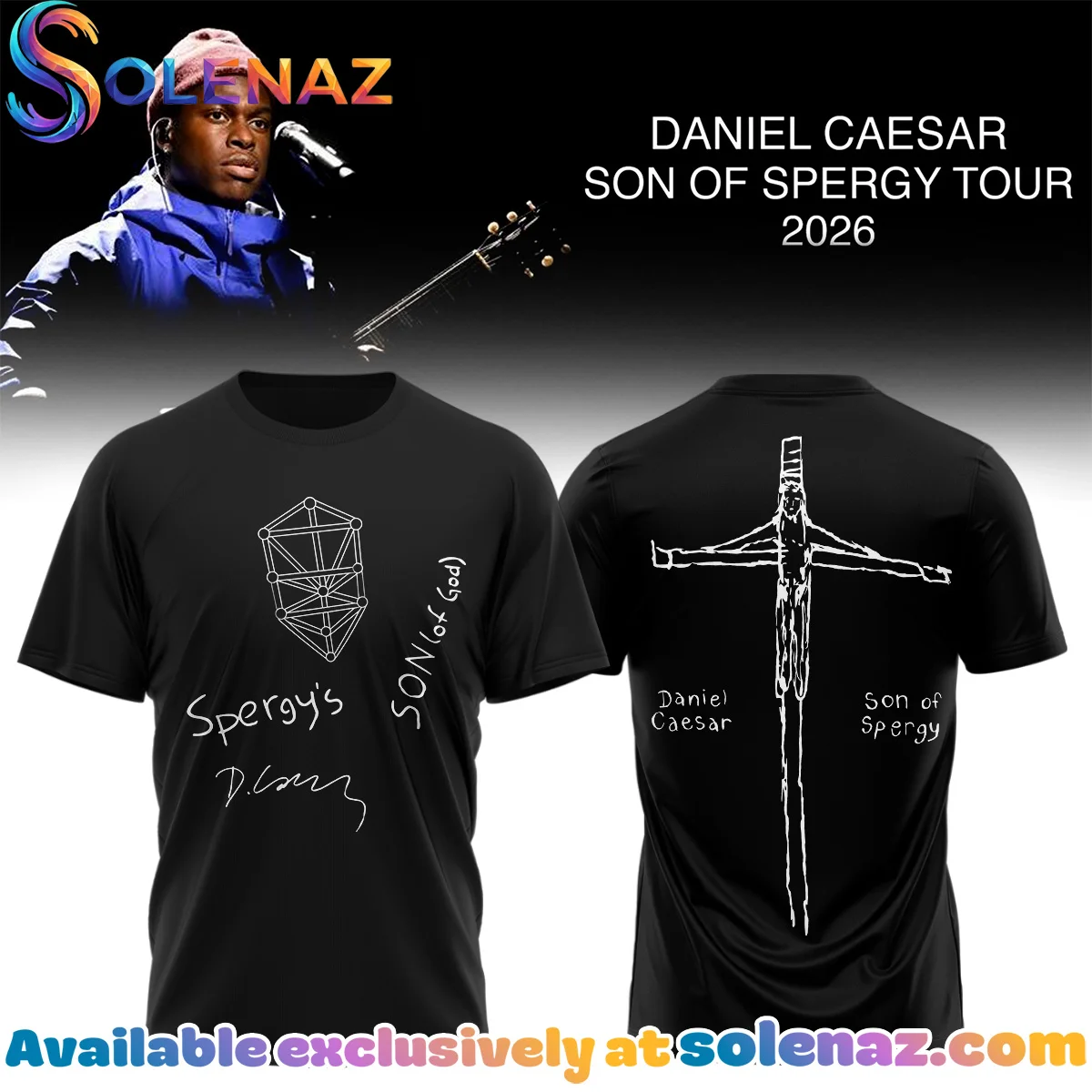 Daniel Caesar Son of Spergy Tour Shirt & Hoodie (Design 9)