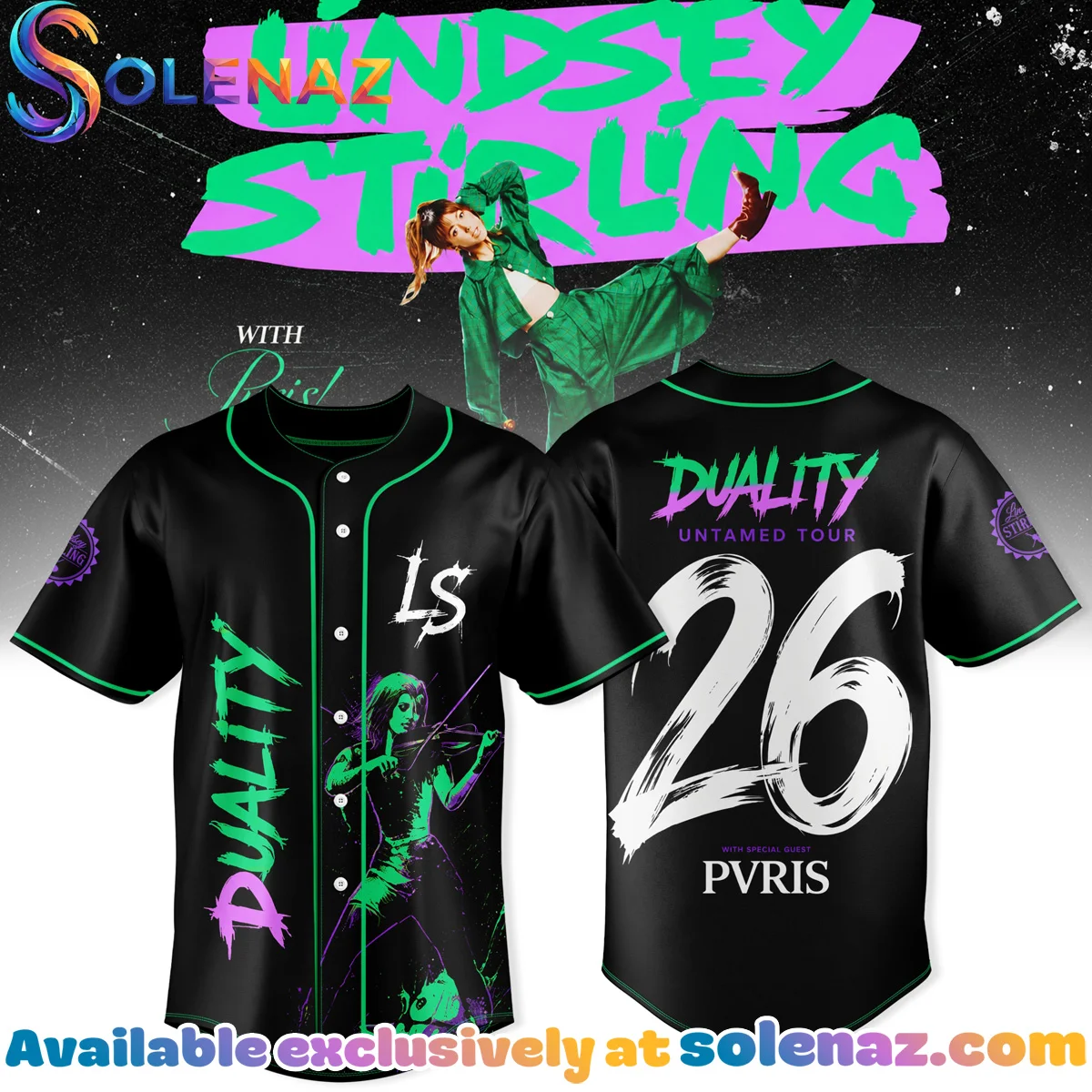 Duality Untamed Tour Baseball Jersey [Drop 2]