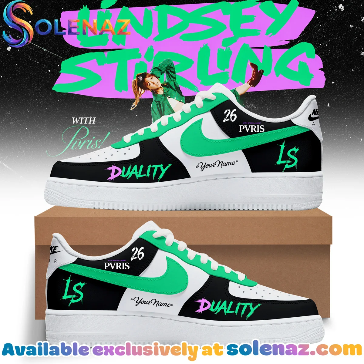 Duality Untamed Tour Custom Air Force 1 & Jordan 1 Shoes [Drop 5]