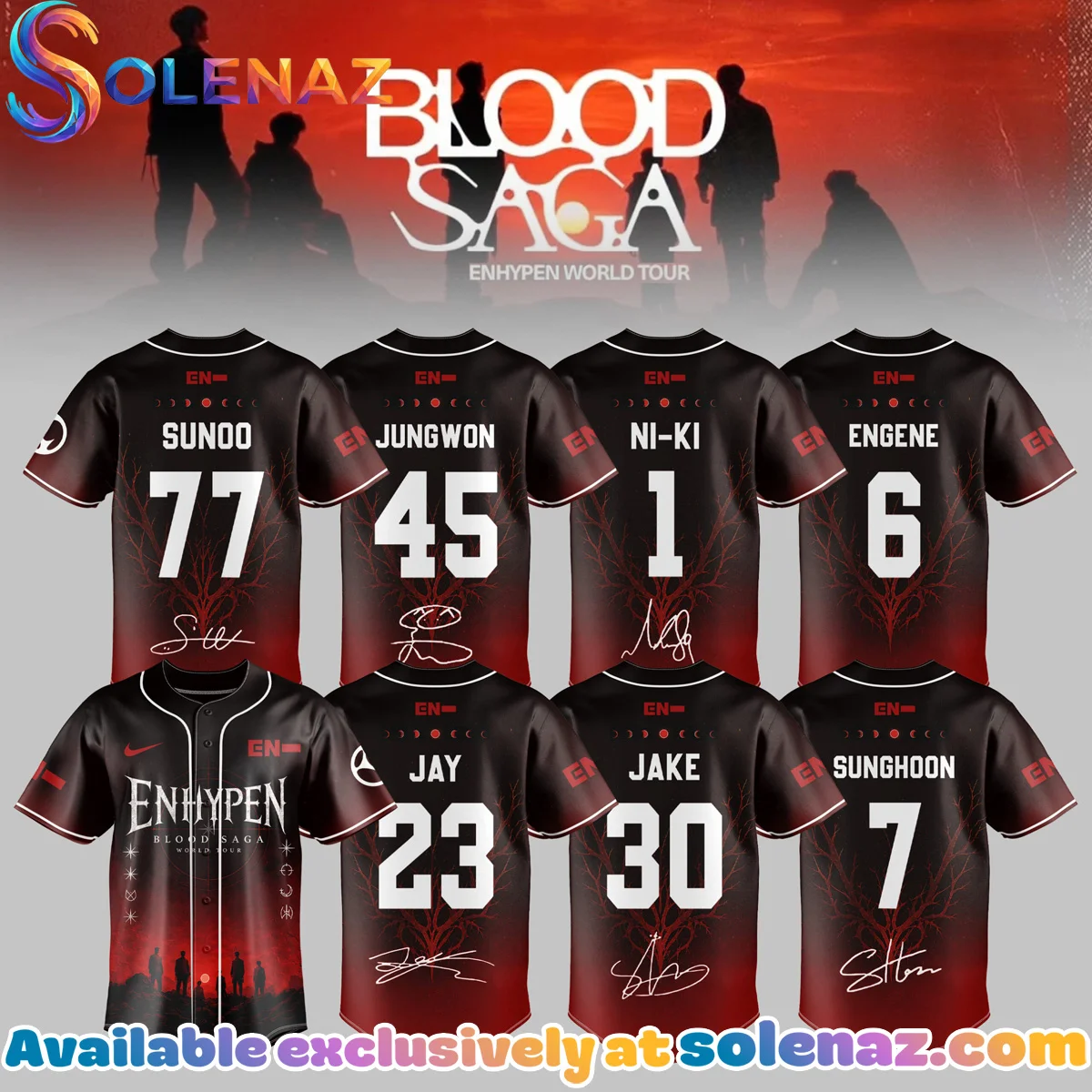 ENHYPEN BLOOD SAGA Jersey [Drop 1]