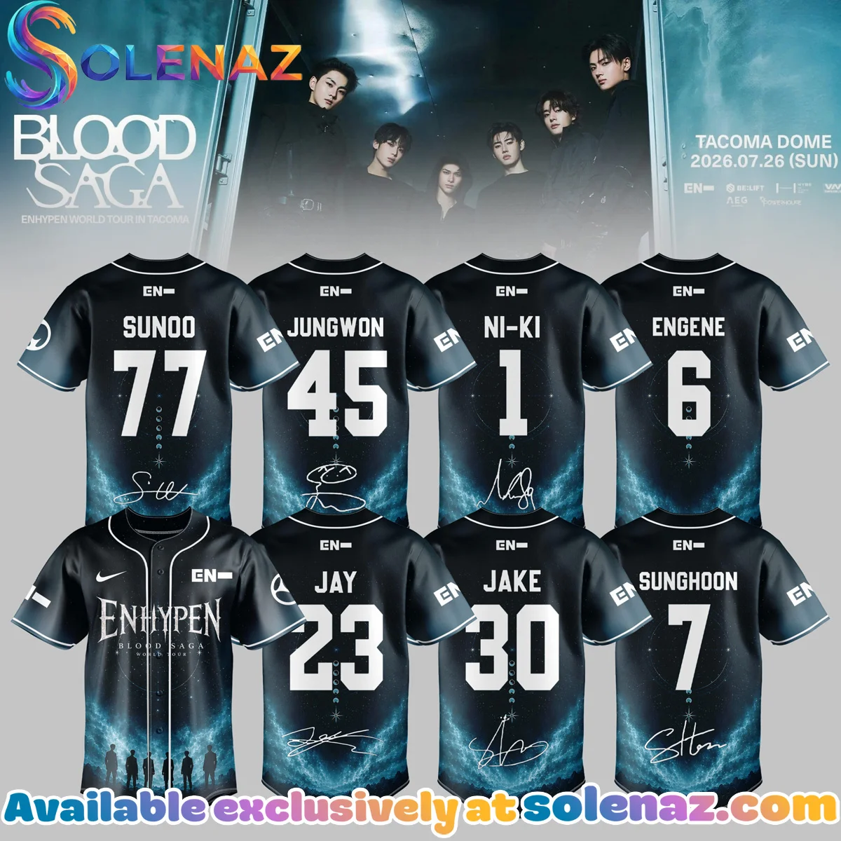 ENHYPEN BLOOD SAGA Jersey - Series 2