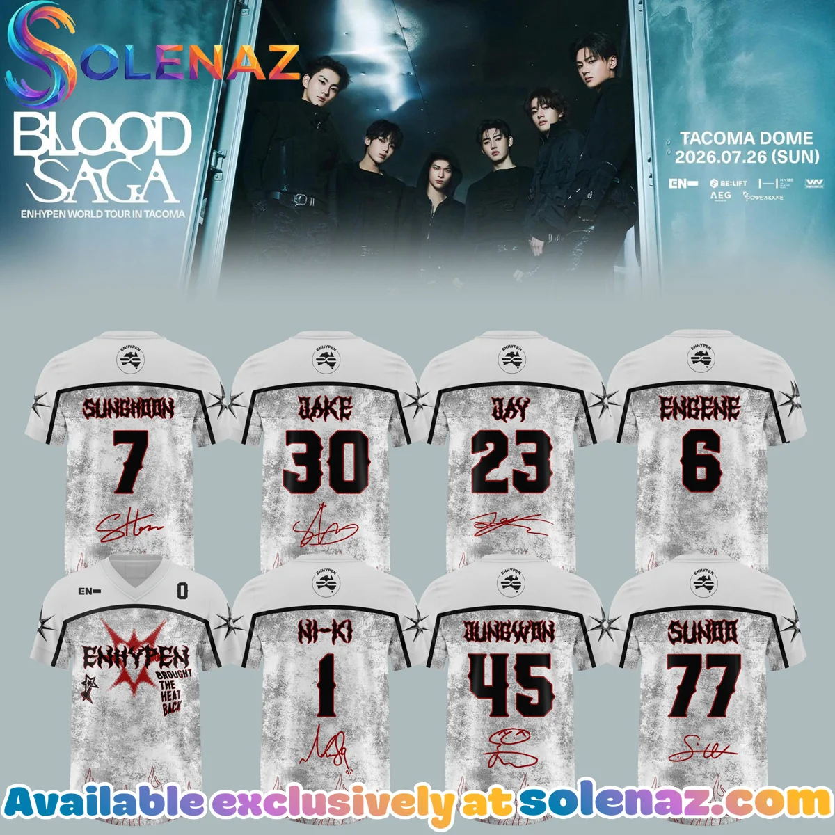 ENHYPEN BLOOD SAGA Jersey (Design 4)