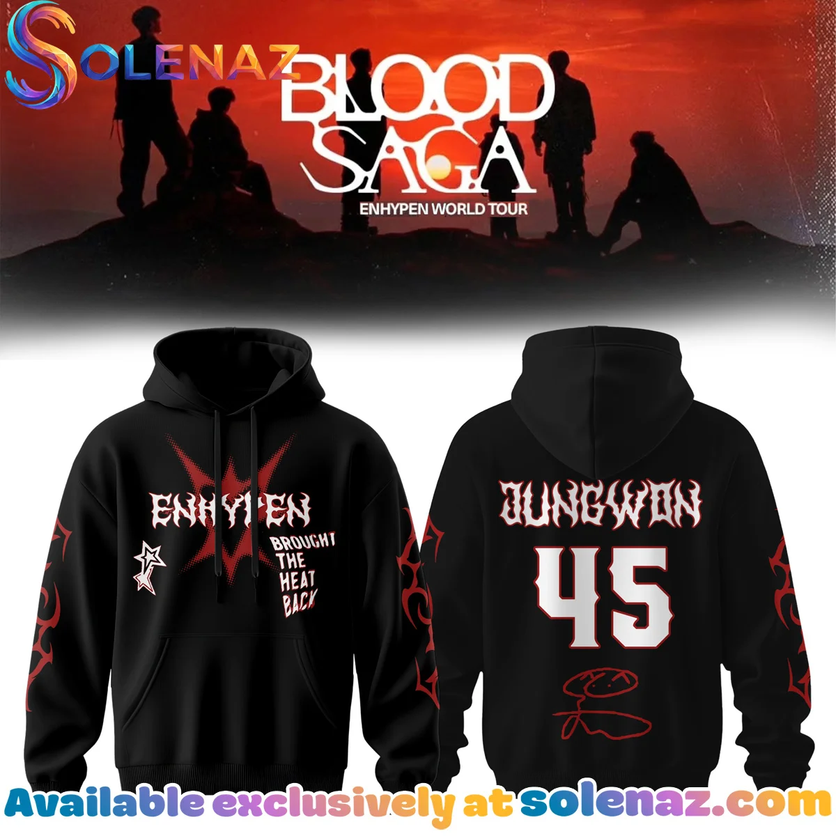 ENHYPEN BLOOD SAGA Shirt & Hoodie - Part 7 ENHYPEN BLOOD SAGA Shirt & Hoodie - Part 7