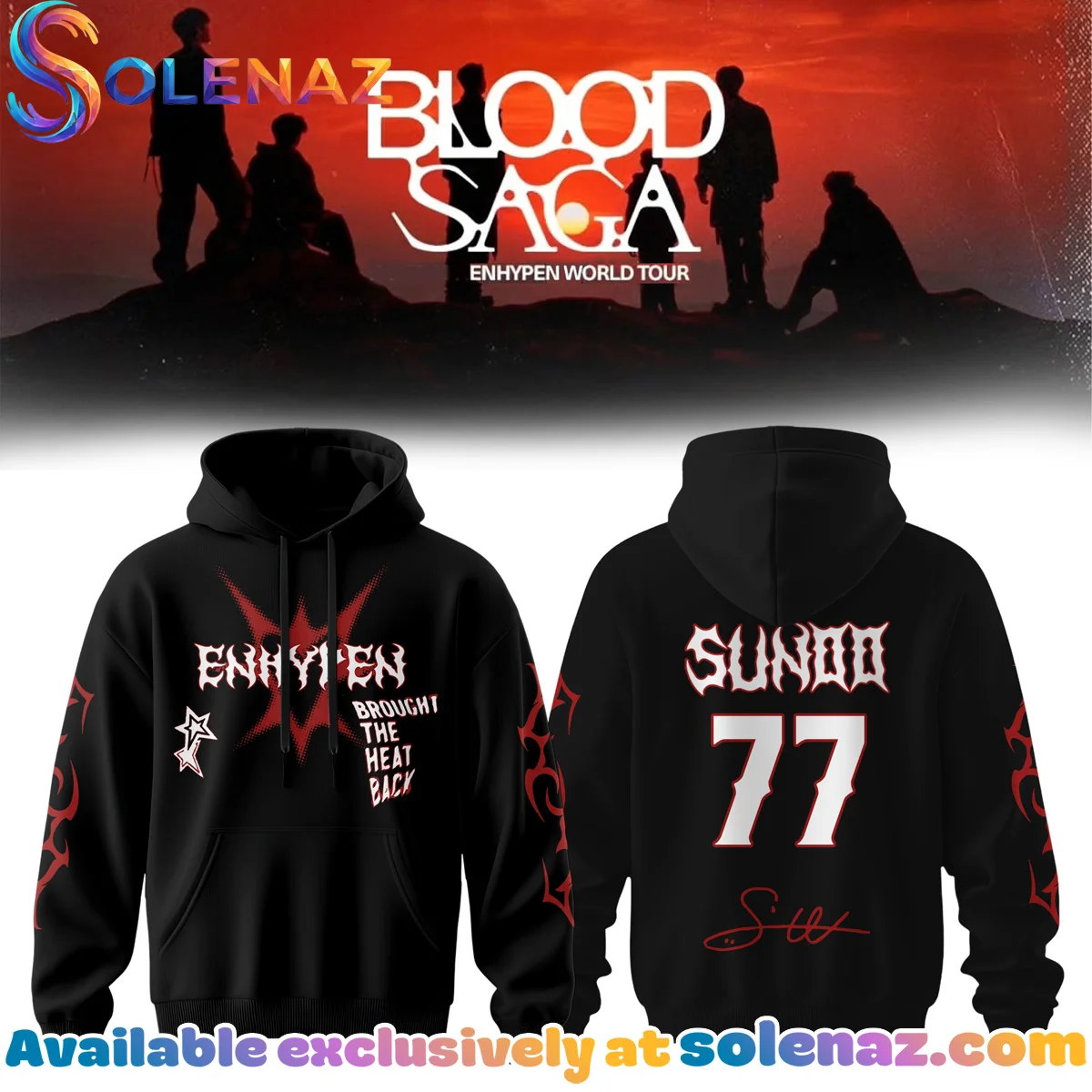 ENHYPEN BLOOD SAGA Shirt & Hoodie - Part 7 ENHYPEN BLOOD SAGA Shirt & Hoodie - Part 7