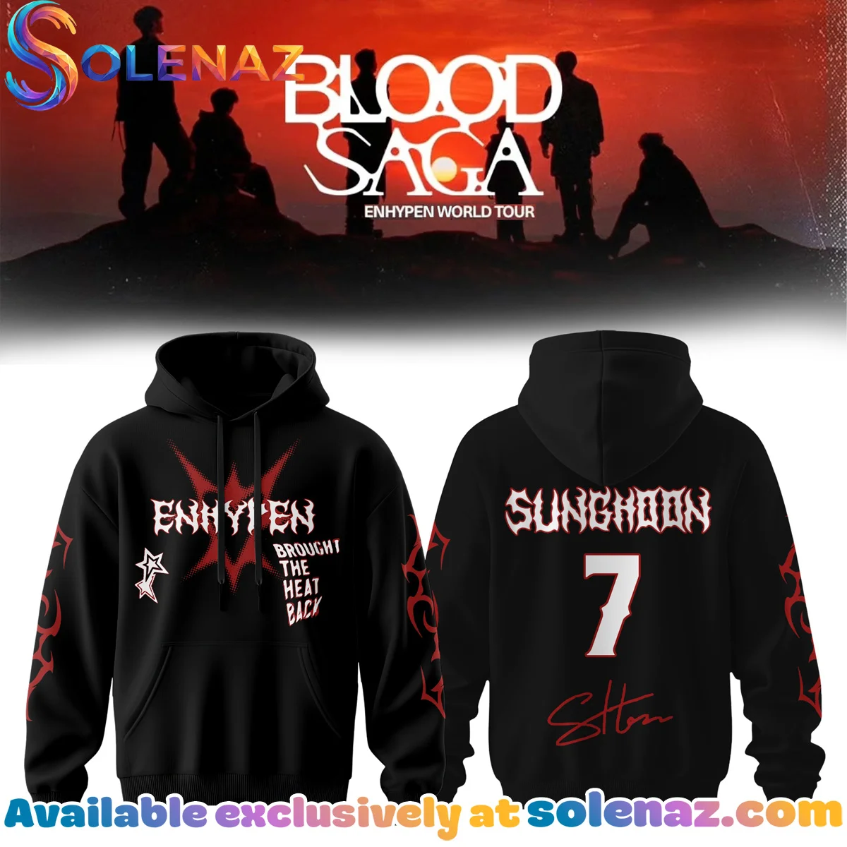 ENHYPEN BLOOD SAGA Shirt & Hoodie - Part 7 ENHYPEN BLOOD SAGA Shirt & Hoodie - Part 7