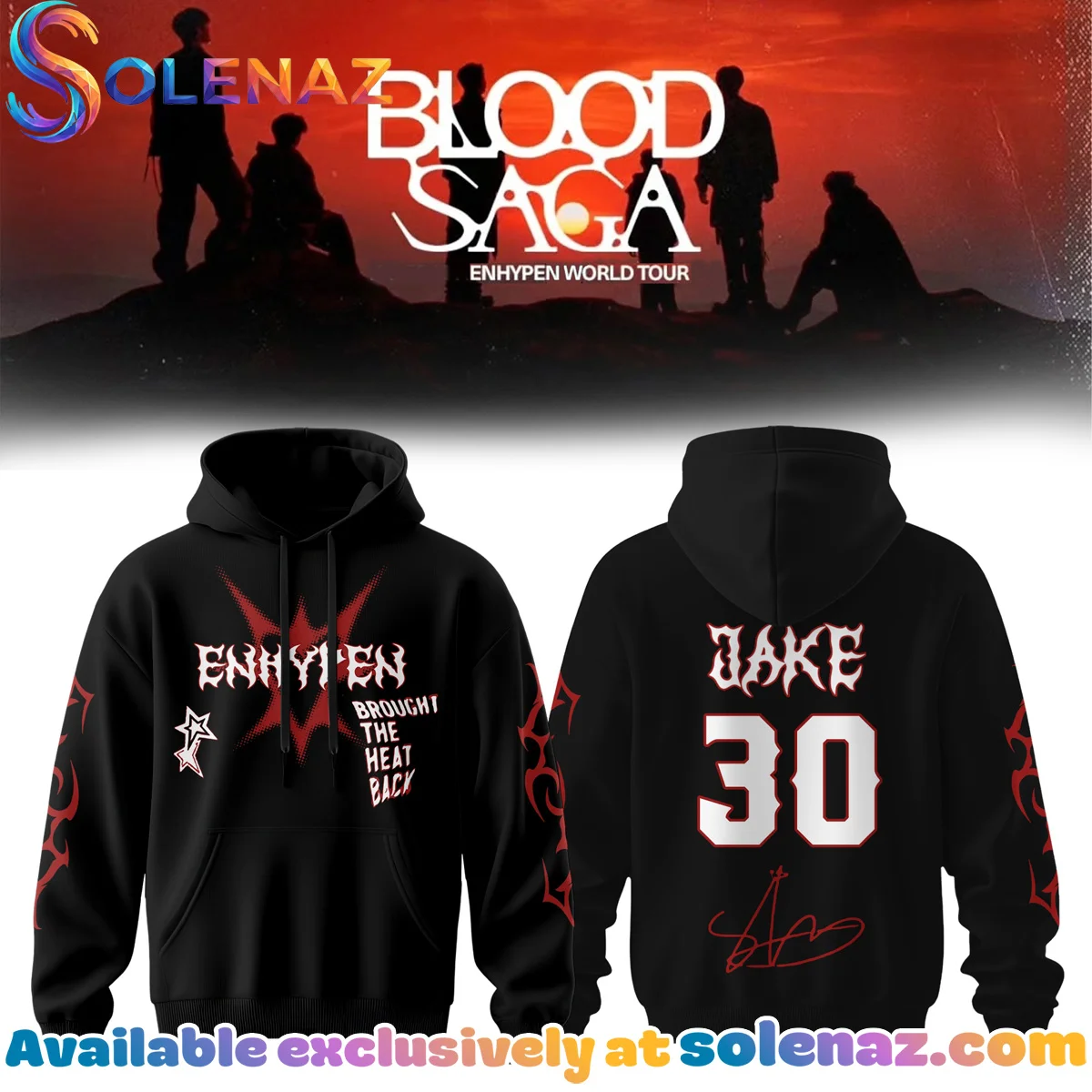 ENHYPEN BLOOD SAGA Shirt & Hoodie - Part 7 ENHYPEN BLOOD SAGA Shirt & Hoodie - Part 7