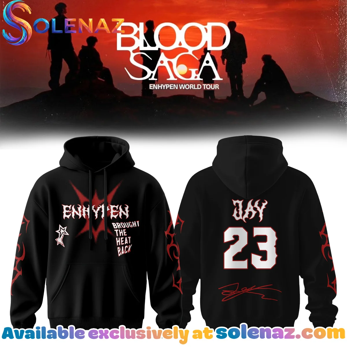 ENHYPEN BLOOD SAGA Shirt & Hoodie - Part 7 ENHYPEN BLOOD SAGA Shirt & Hoodie - Part 7