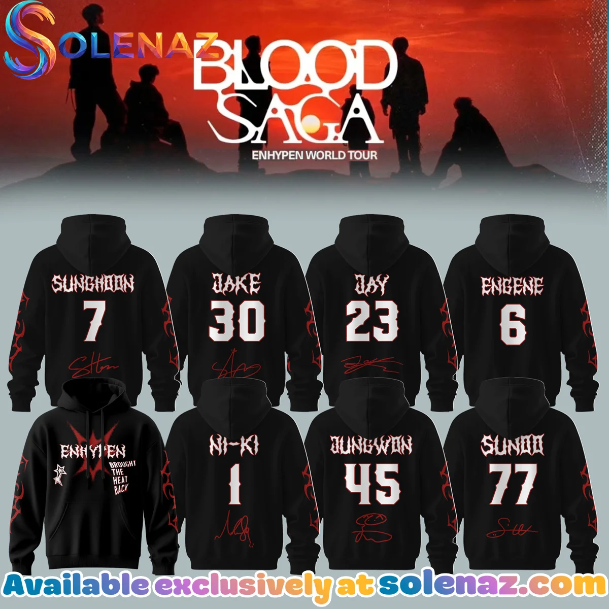 ENHYPEN BLOOD SAGA Shirt & Hoodie - Part 7