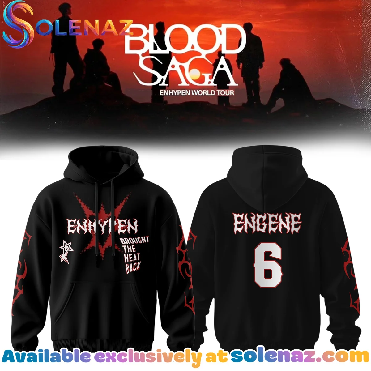 ENHYPEN BLOOD SAGA Shirt & Hoodie - Part 7 ENHYPEN BLOOD SAGA Shirt & Hoodie - Part 7