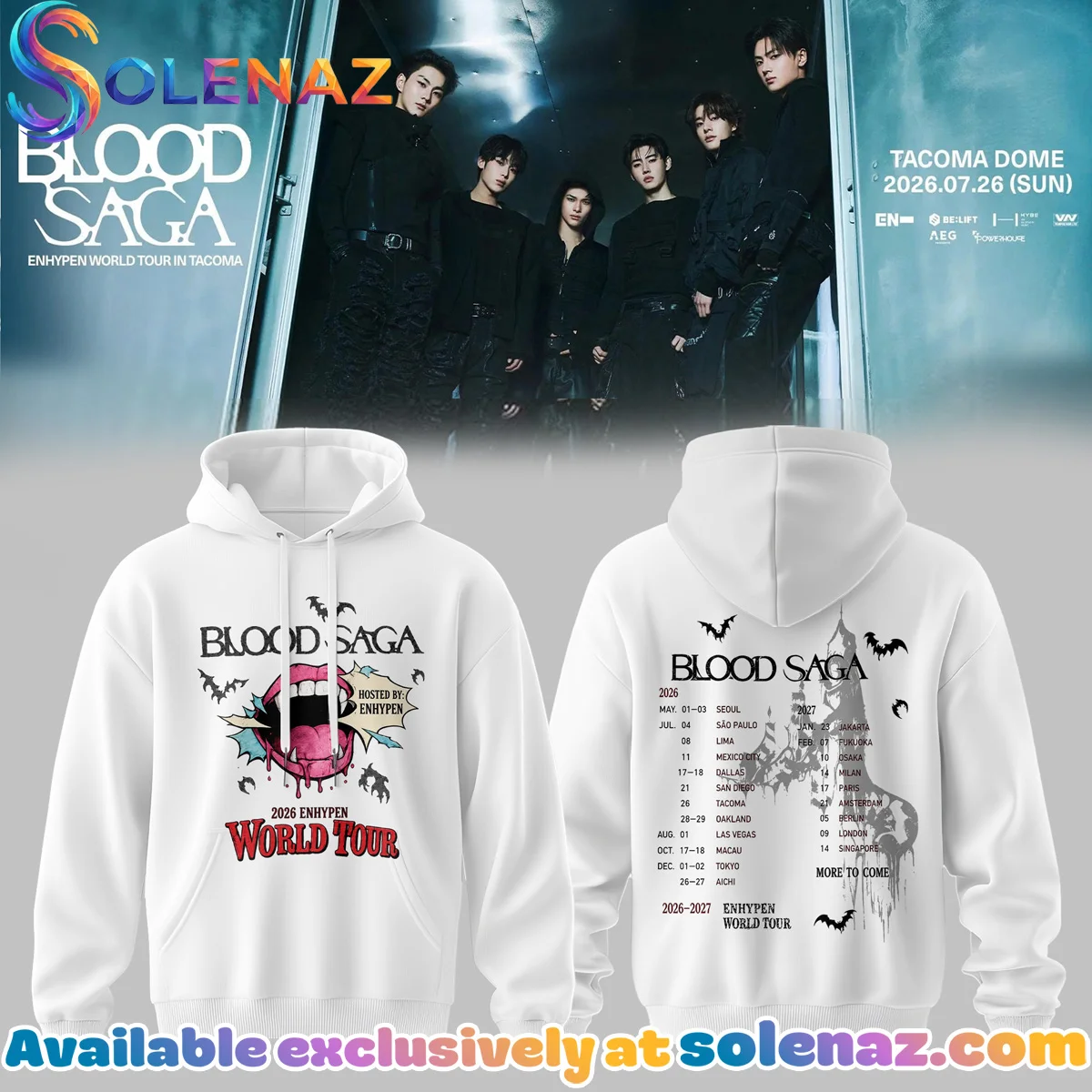 ENHYPEN BLOOD SAGA T-Shirt & Hoodie - Series 5