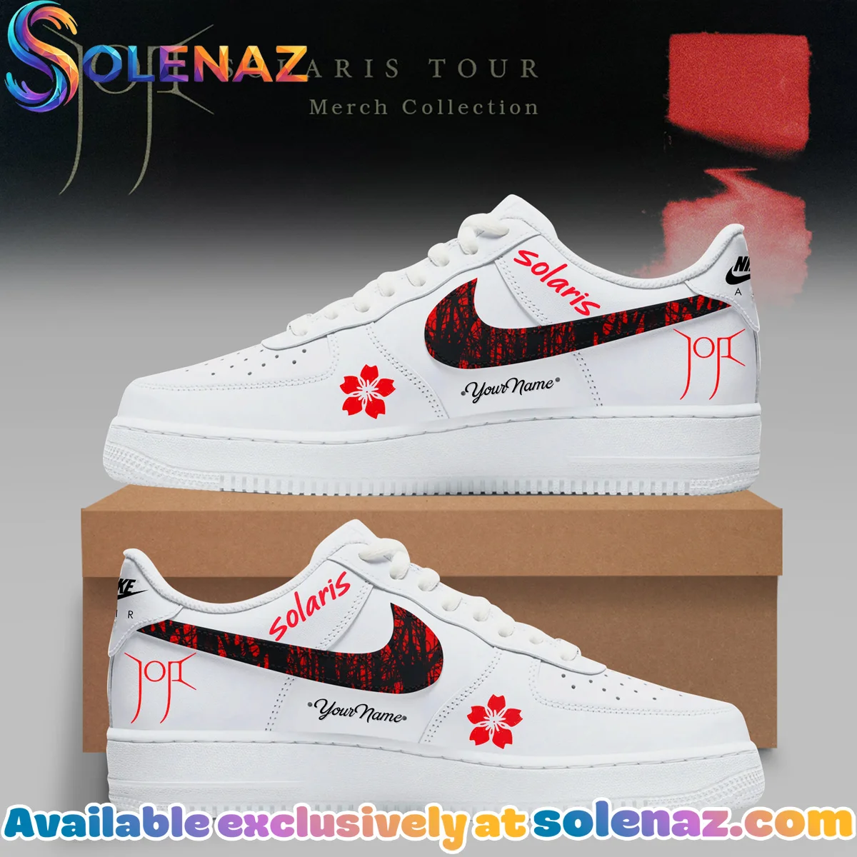JOJI Ethereal White Custom Air Force 1 & Jordan 1 Shoes