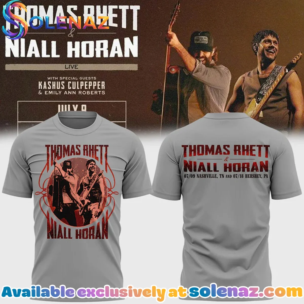 Thomas Rhett x Niall Horan Nashville Shirt & Hoodie - Variant 9