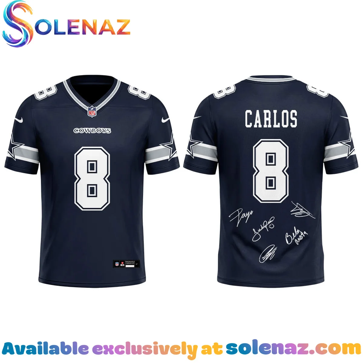 Grupo Frontera El último de Texas x Carlos Football Jersey Grupo Frontera El último de Texas x Carlos Football Jersey