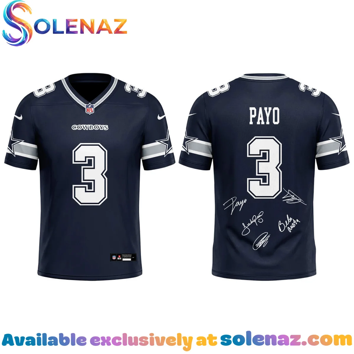 Grupo Frontera El último de Texas x Payo Football Jersey Grupo Frontera El último de Texas x Payo Football Jersey
