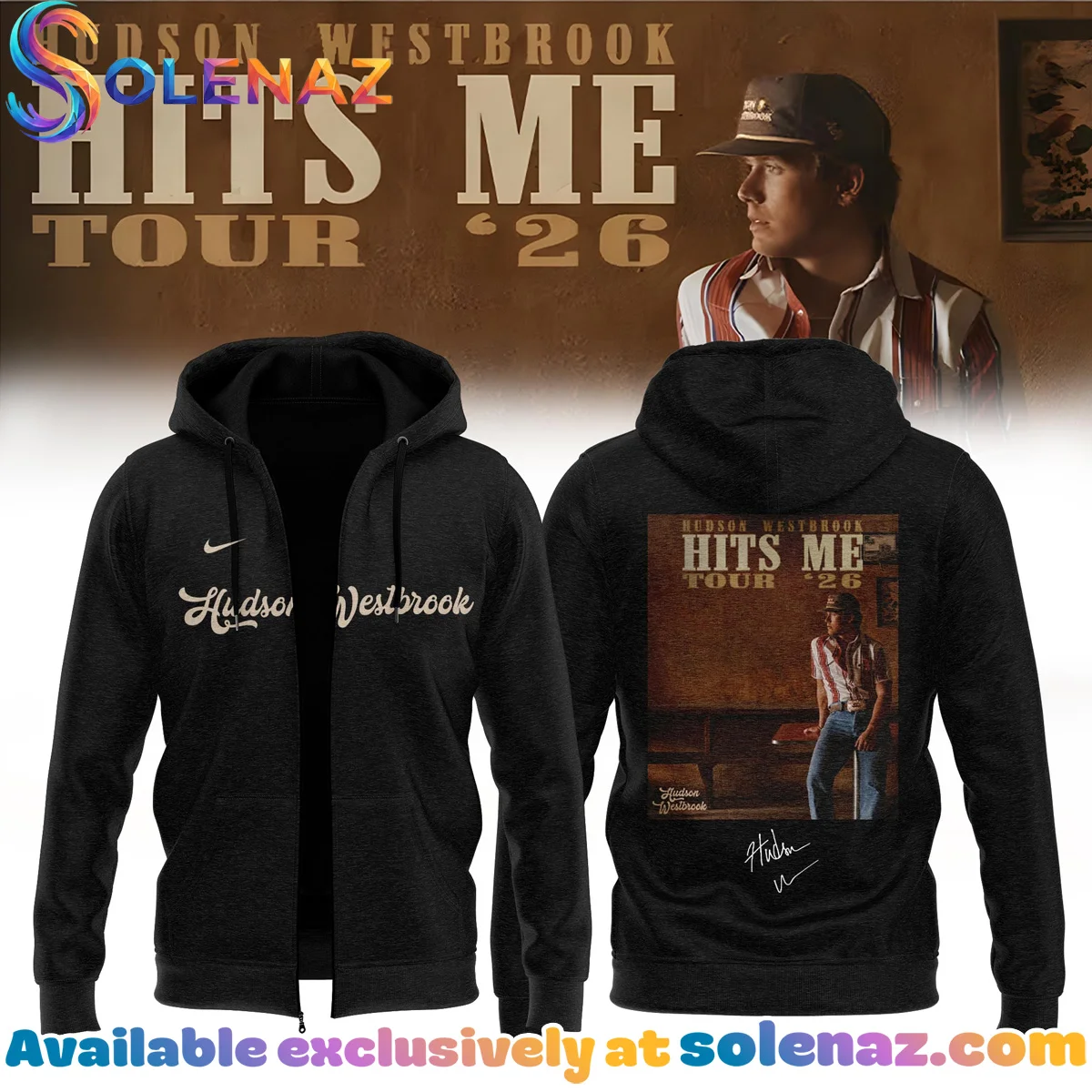 Hudson Westbrook Hits Me Tour Shirt & Hoodie - Variant 9