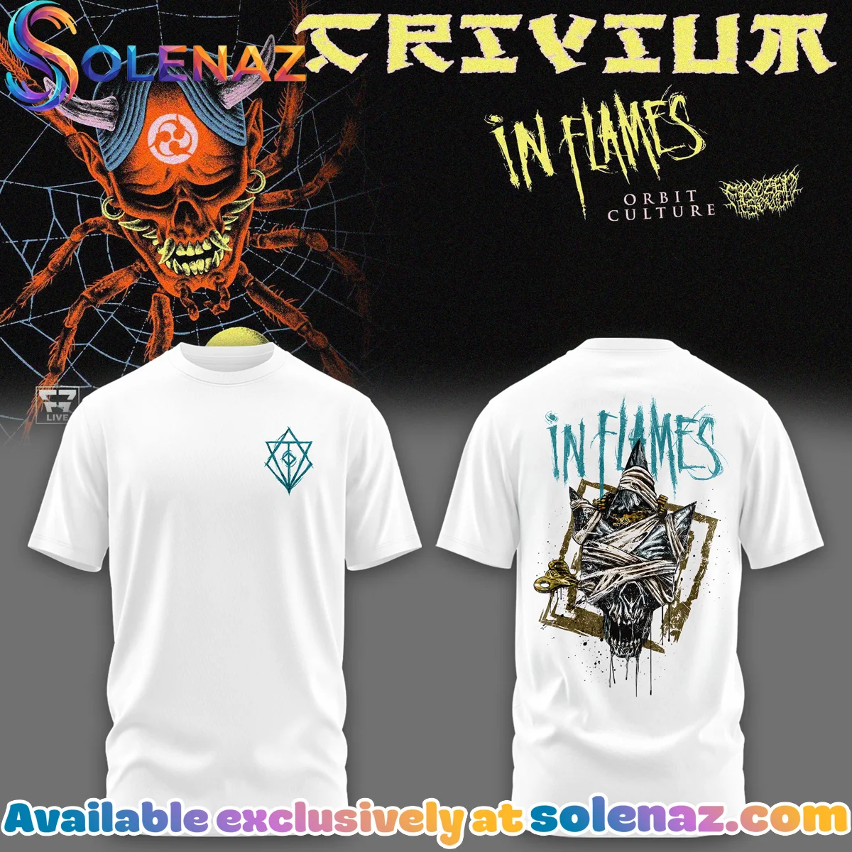 In Flames The Crown In The Grave Tour T-Shirt & Hoodie - Variant 13