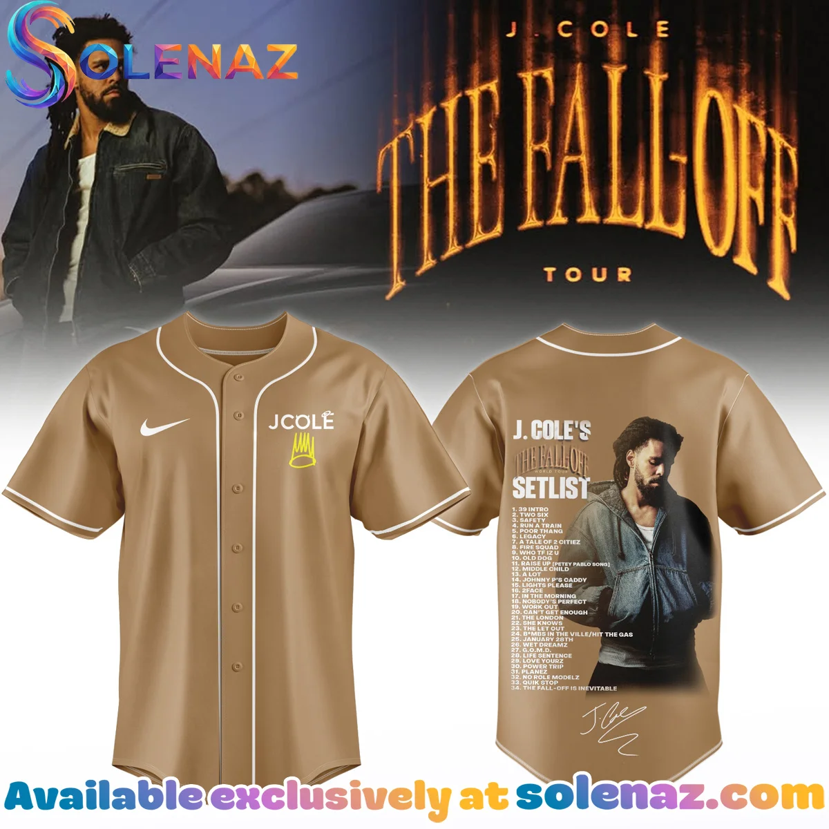 JCole The Fall-Off Tour Jersey - Part 3
