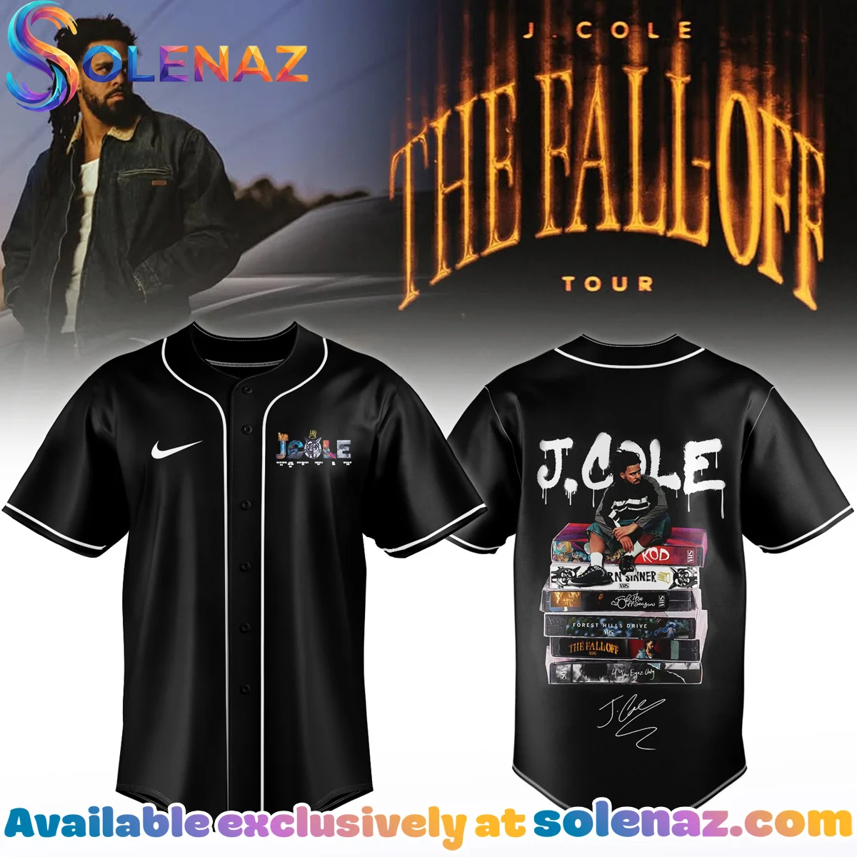 JCole The Fall-Off Tour Jersey [Drop 2]