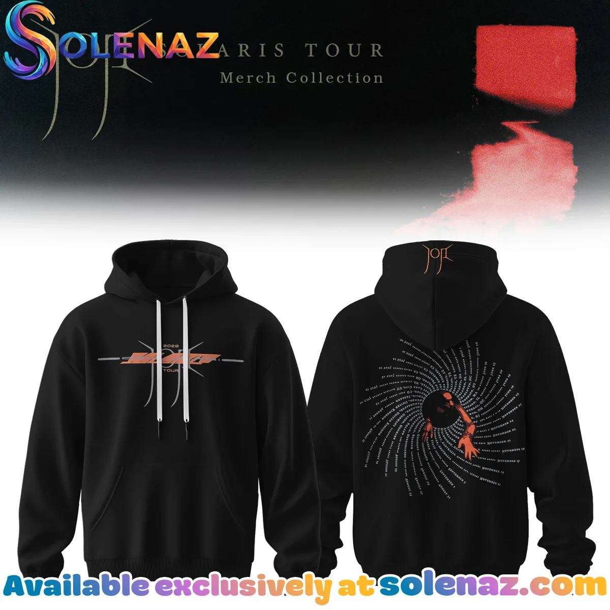 JOJI SOLARIS TOUR T-Shirt & Hoodie [Drop 4]