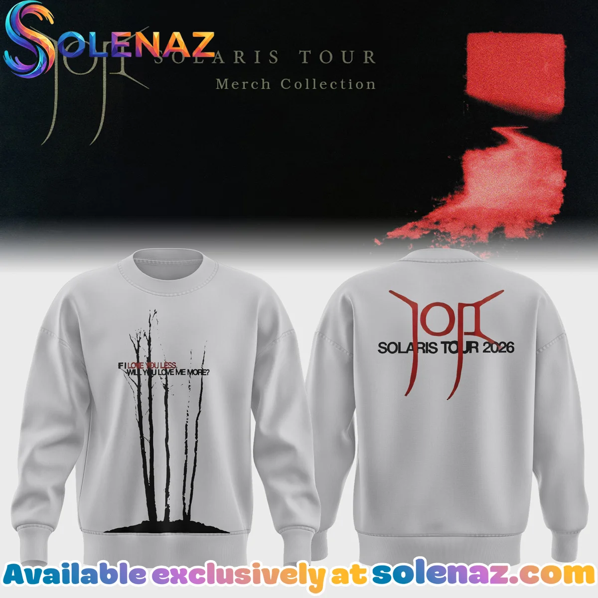 JOJI SOLARIS TOUR T-Shirt & Hoodie [Batch 5]