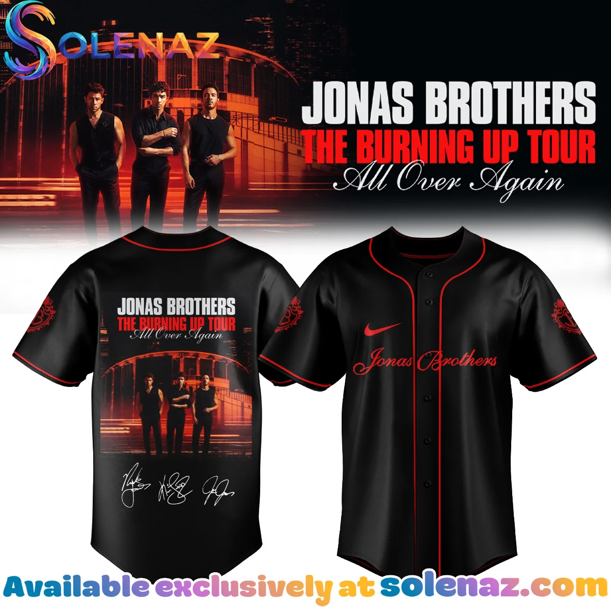 Jonas Brothers The Burning Up Tour Jersey - Part 1