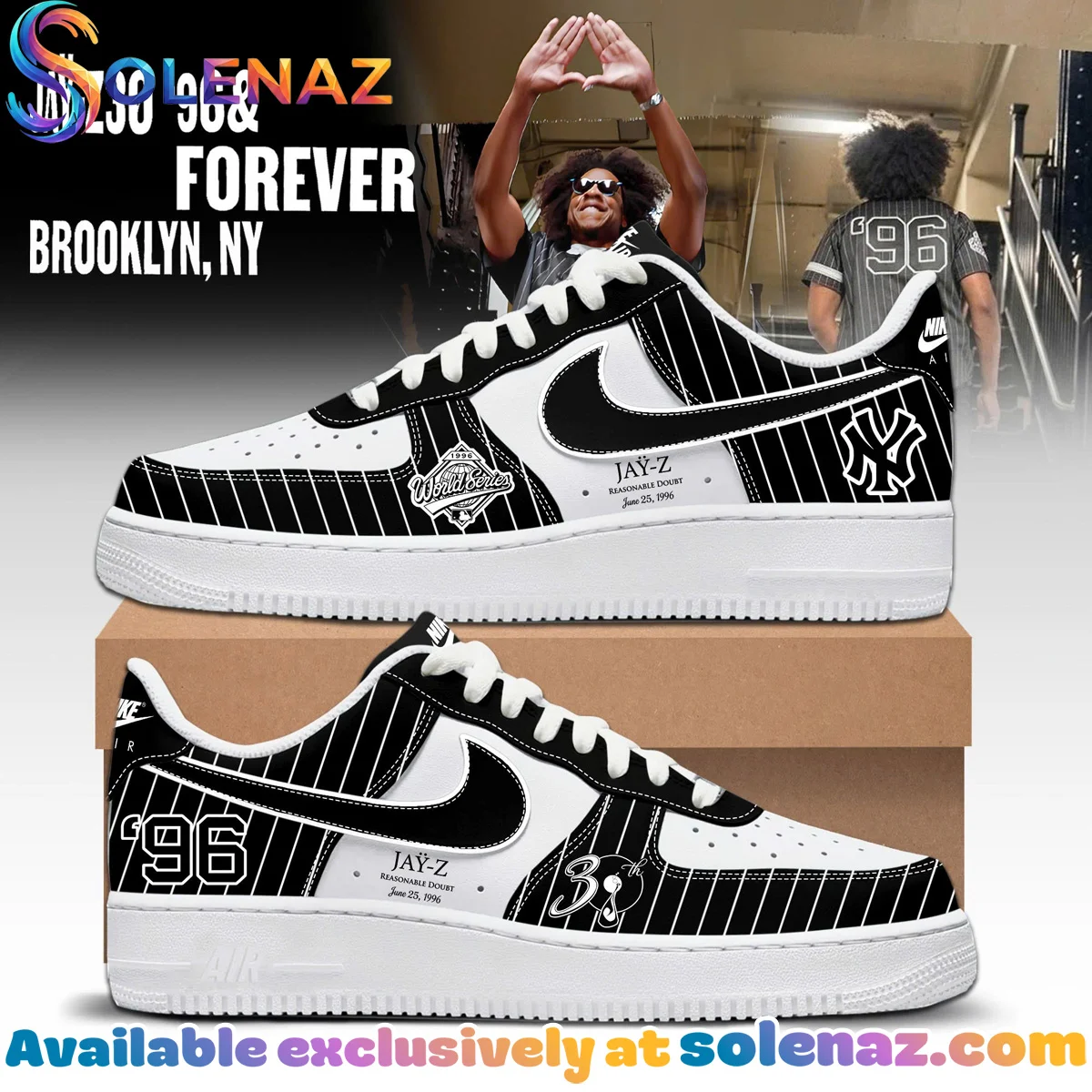 JZ 96 Custom Air Force 1 & Jordan 1 Shoes