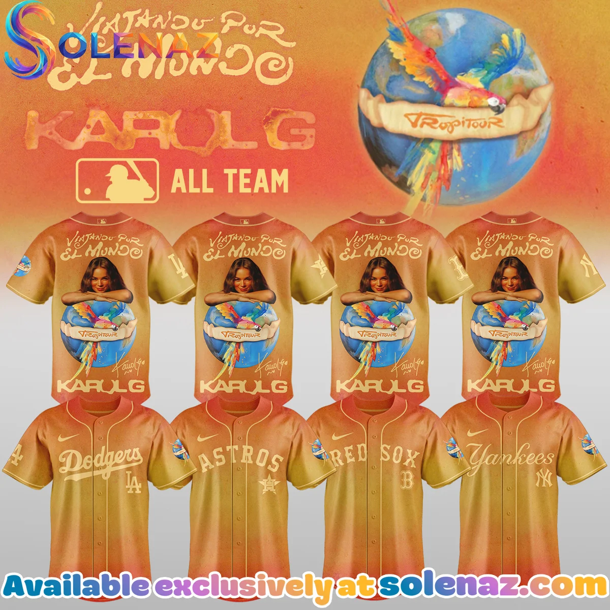 Karol G Nos Vamos de Tour Jersey (Style 12)