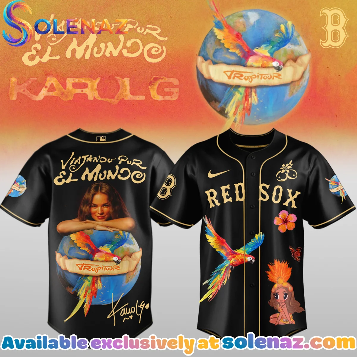 Karol G Nos Vamos de Tour Jersey (Design 1) Karol G Nos Vamos de Tour Jersey (Design 1)