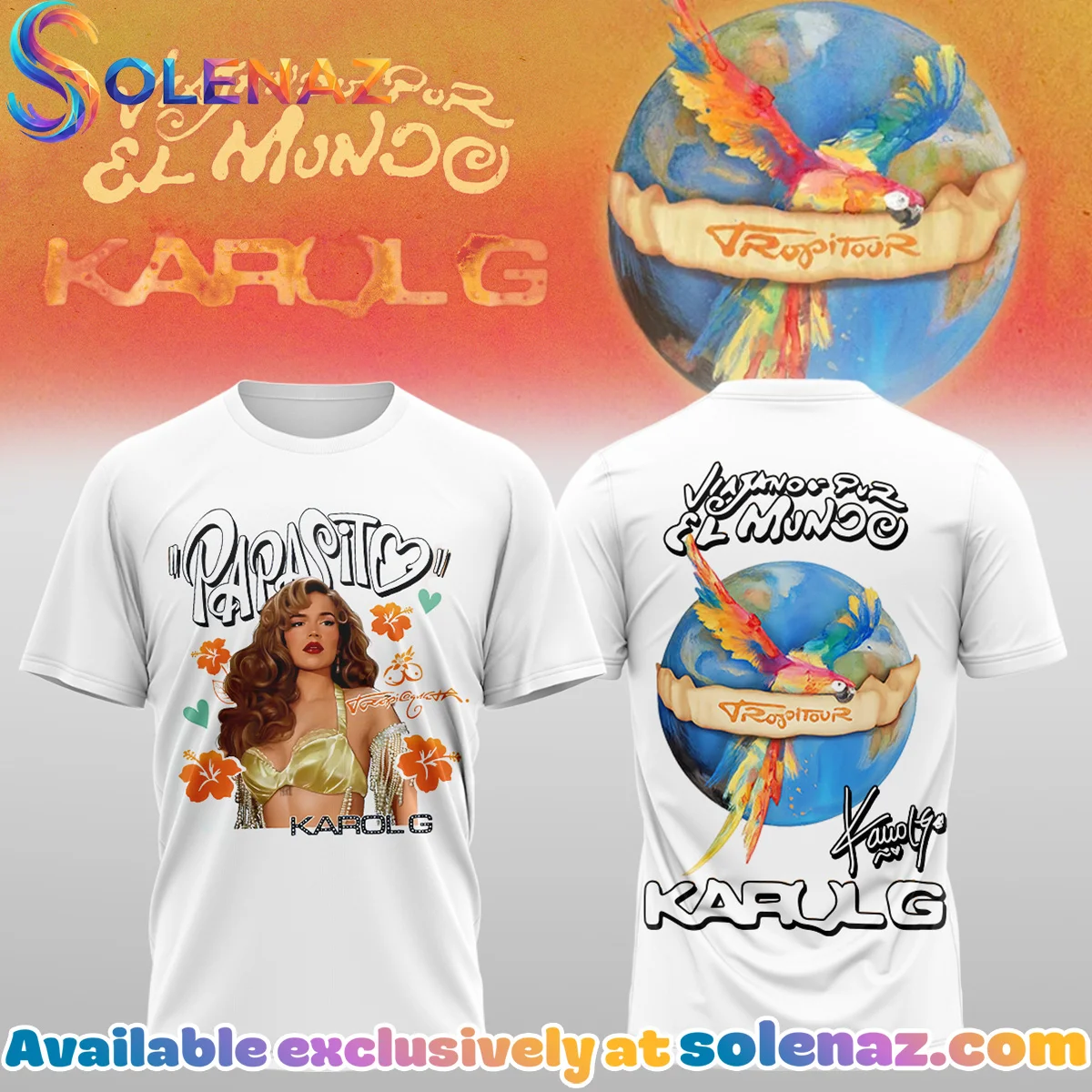Karol G Nos Vamos de Tour Shirt & Hoodie (Style 4) Karol G Nos Vamos de Tour Shirt & Hoodie (Style 4)