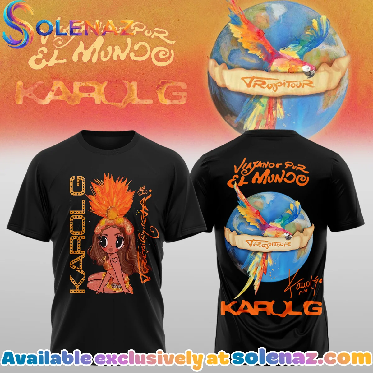Karol G Nos Vamos de Tour Shirt & Hoodie (Design 6)