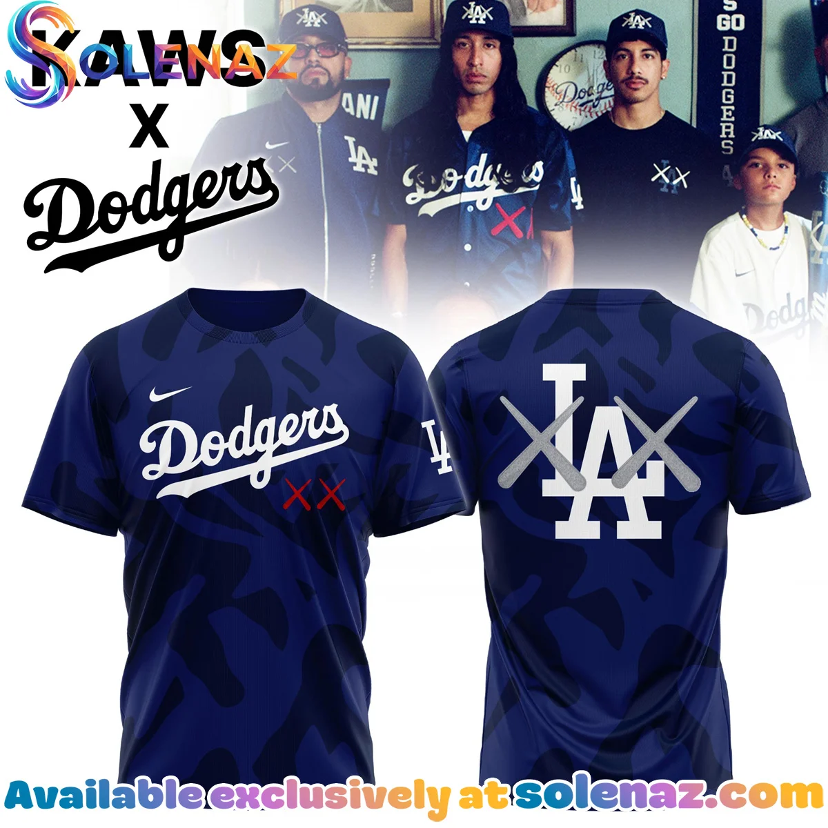 Kaws x Dodgers Shirt & Hoodie (Release 5)
