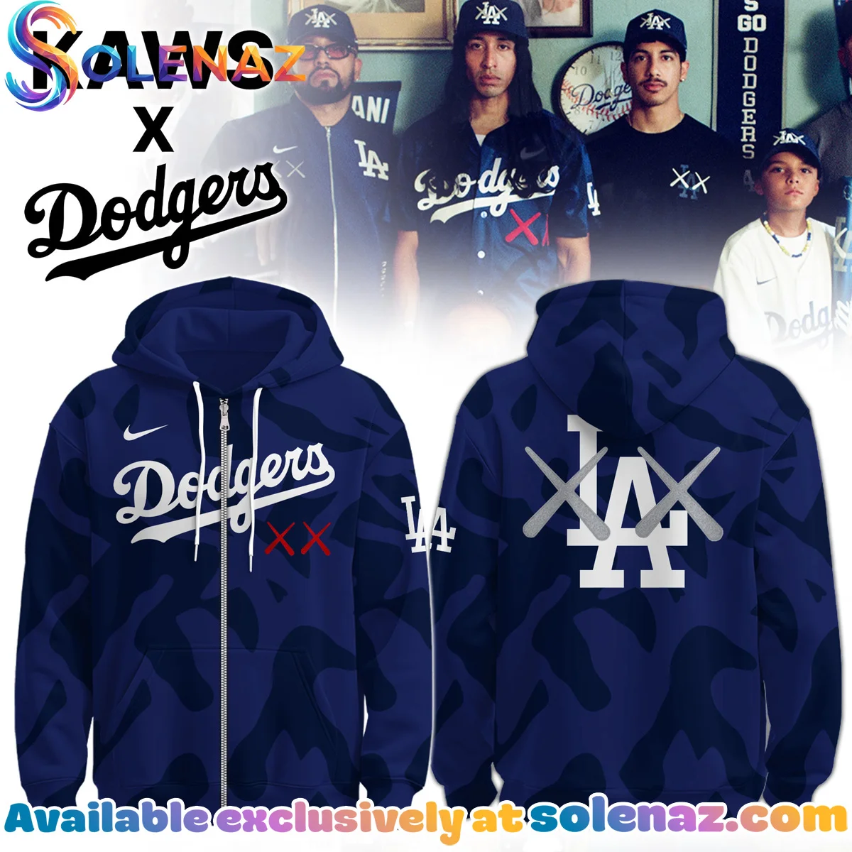 Kaws x Dodgers Shirt & Hoodie - Series 6