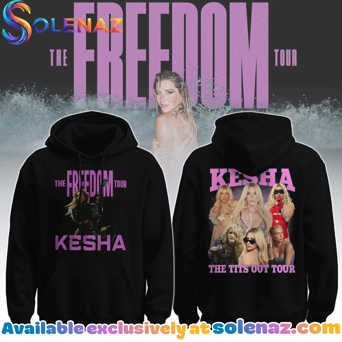 Kesha The Freedom Tour T-Shirt & Hoodie [Batch 5]