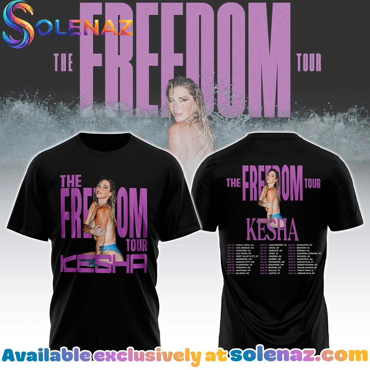 Kesha The Freedom Tour Shirt & Hoodie (Style 11)