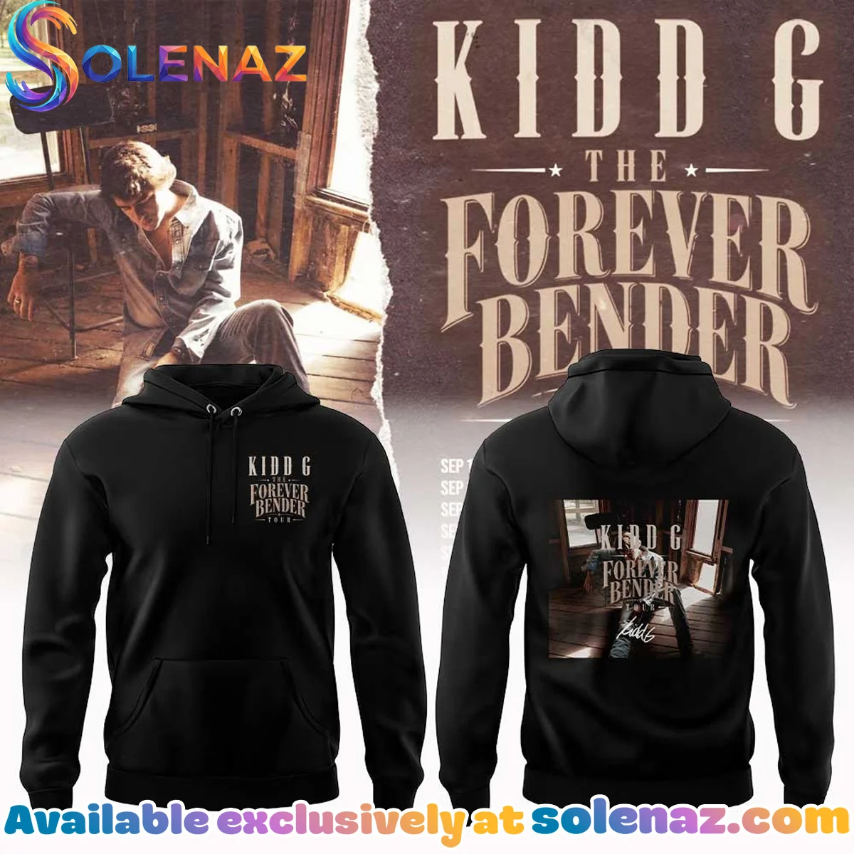 Kidd G The Forever Bender Tour Shirt & Hoodie - Series 1
