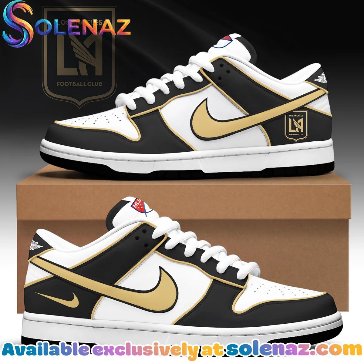 LAFC Custom Air Force 1 & Jordan 1 Shoes