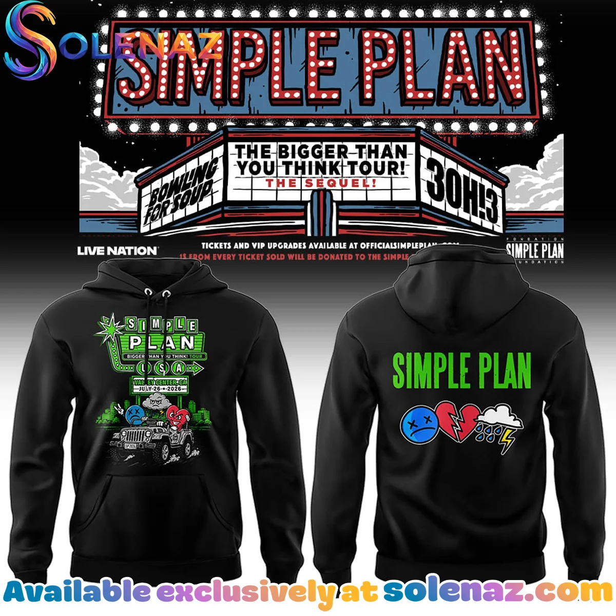 Bigger Than You Think Tour Valley Center CA T-Shirt & Hoodie (Design 2)
