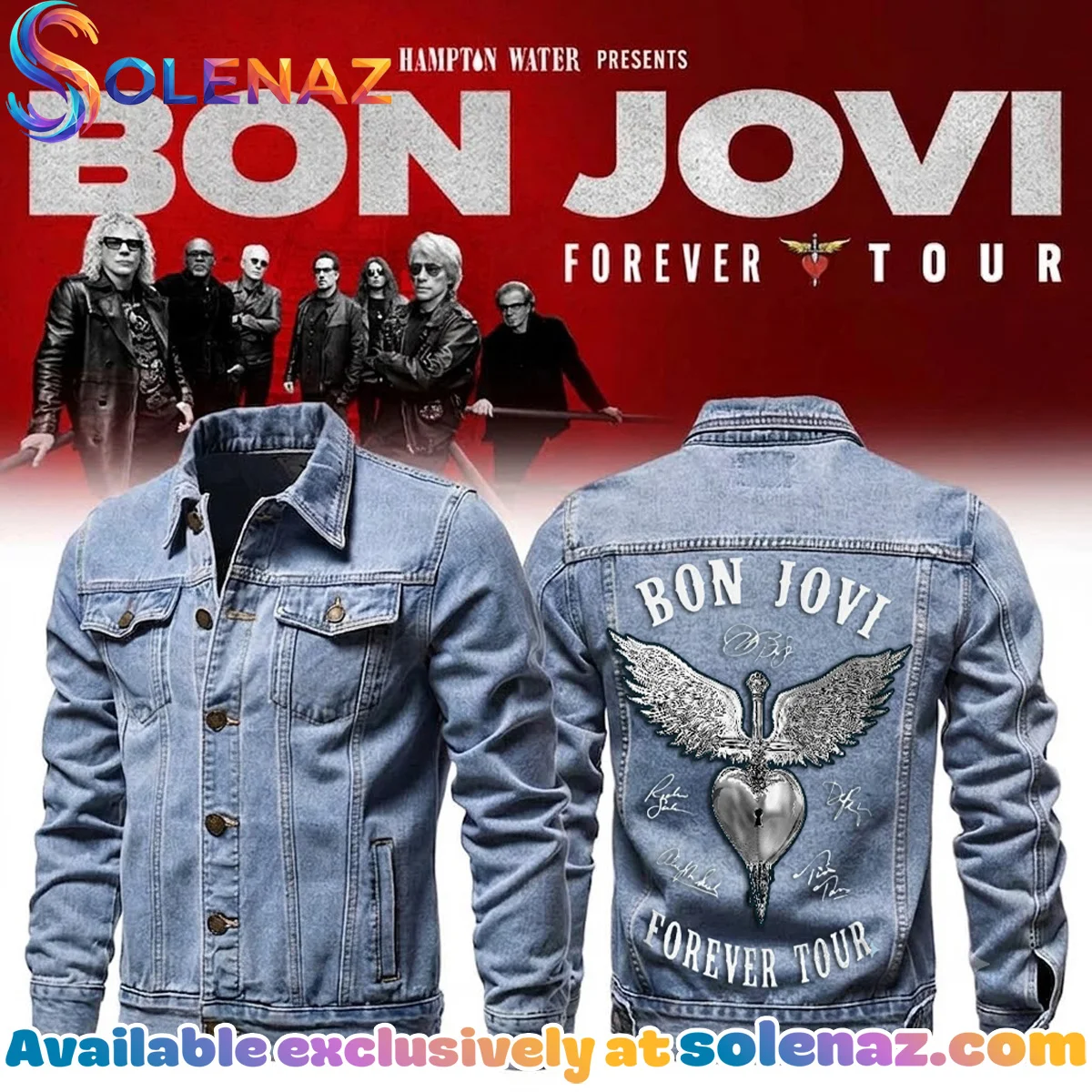 Bon Jovi Forever Tour Denim Jacket (Release 2)
