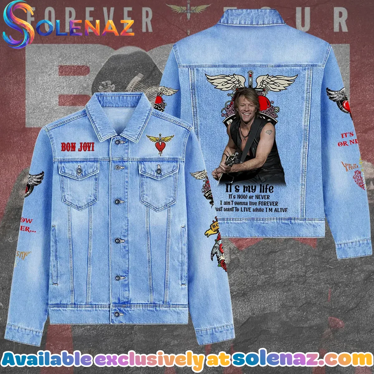 Bon Jovi Forever Tour Denim Jacket (Release 8)